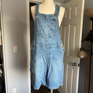 Denim shortalls
